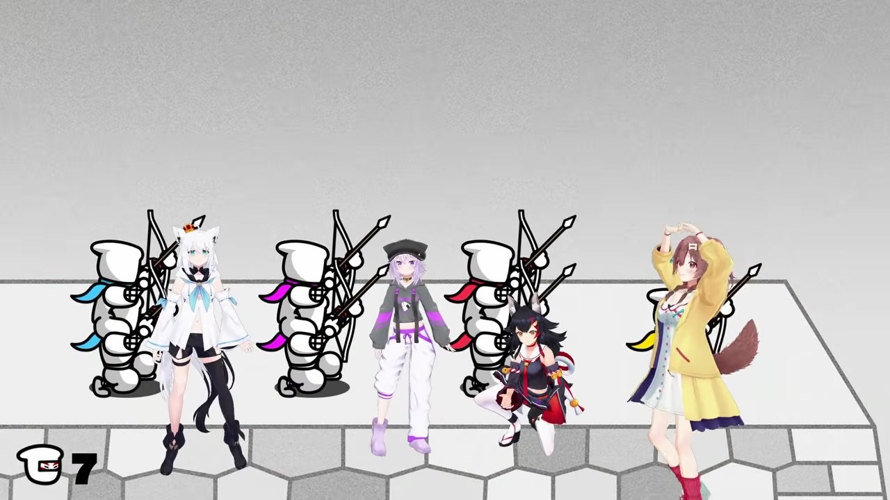 【リズ天】やけくそ連打でも失敗するおかゆ