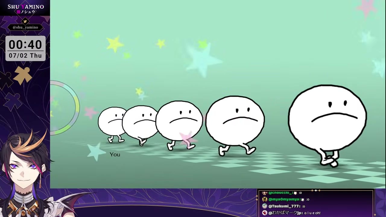 [Rhythm Heaven] Shu gets cocky about no penalty, then gets punished for extra jumps