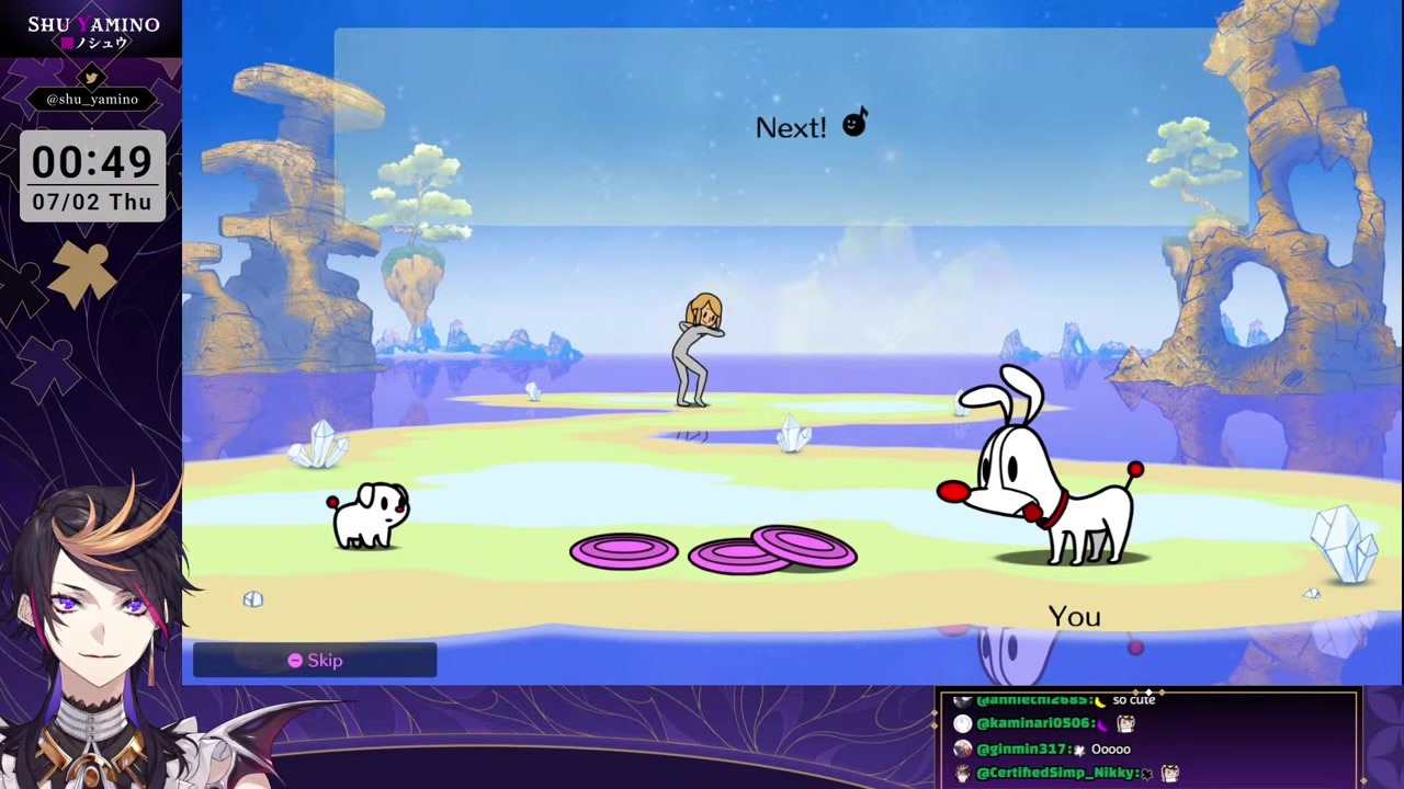 [Rhythm Heaven] Shu Yamino Clears Perfectly by Chanting "6, 7"