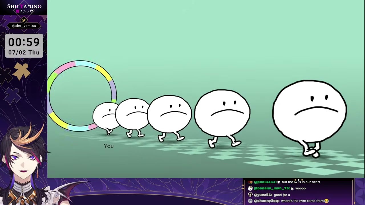 [Rhythm Heaven] Shu Realizes the Frog Eyes Look Exactly Like His Art Style
