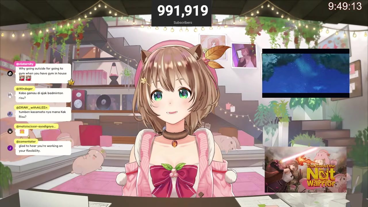 [Morning Stream] Risu Takes on Extreme Badminton Workouts at Age 30
