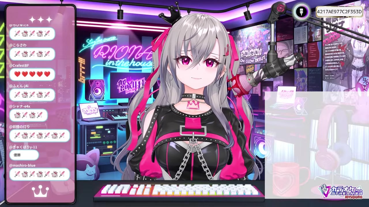 [Karaoke] Riona panics as a 94-point score pops up on the first song despite being off