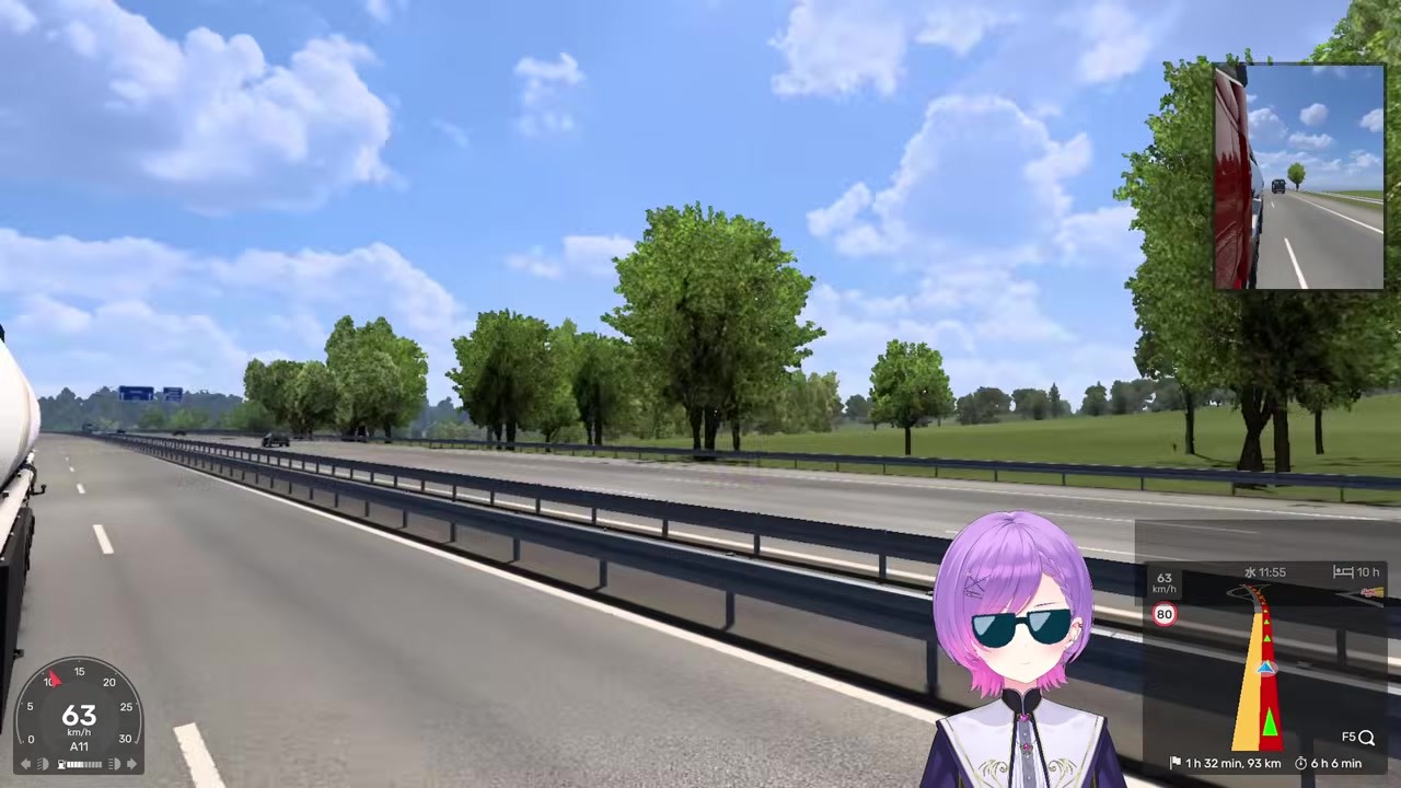 [Morning Drive] Tokoyami Towa Declares Safe Driving Then Panics at a Floating Torii Gate