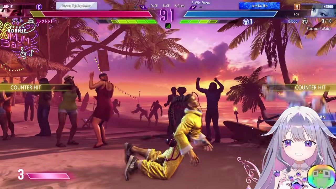 [SF6] Bijou Makes Her First Opponent Rage Quit with Pro-Taught Counters