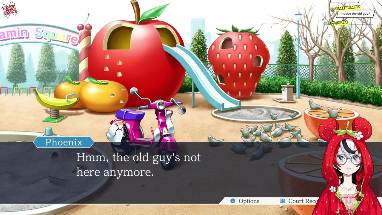 [Ace Attorney 3] Baelz screams at the imposter Phoenix's appearance