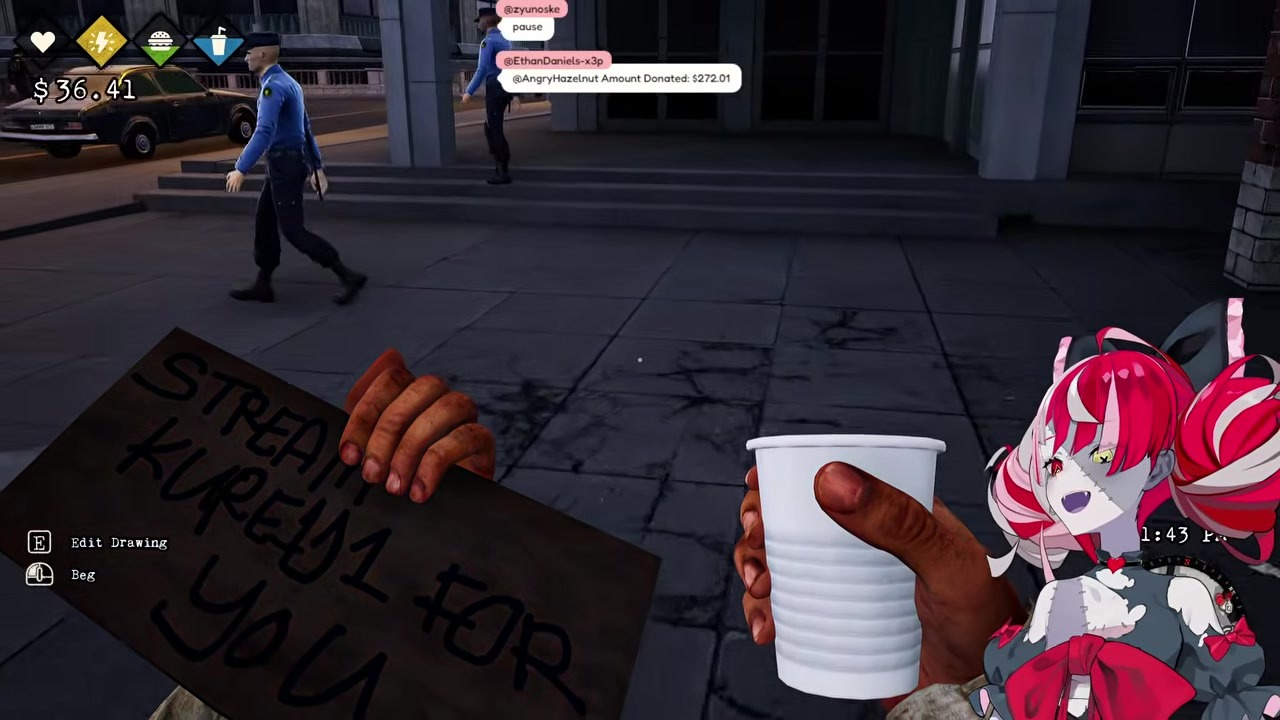 [BUM SIM:] Ollie Ends Stream Early from Motion Sickness After Peeing on People