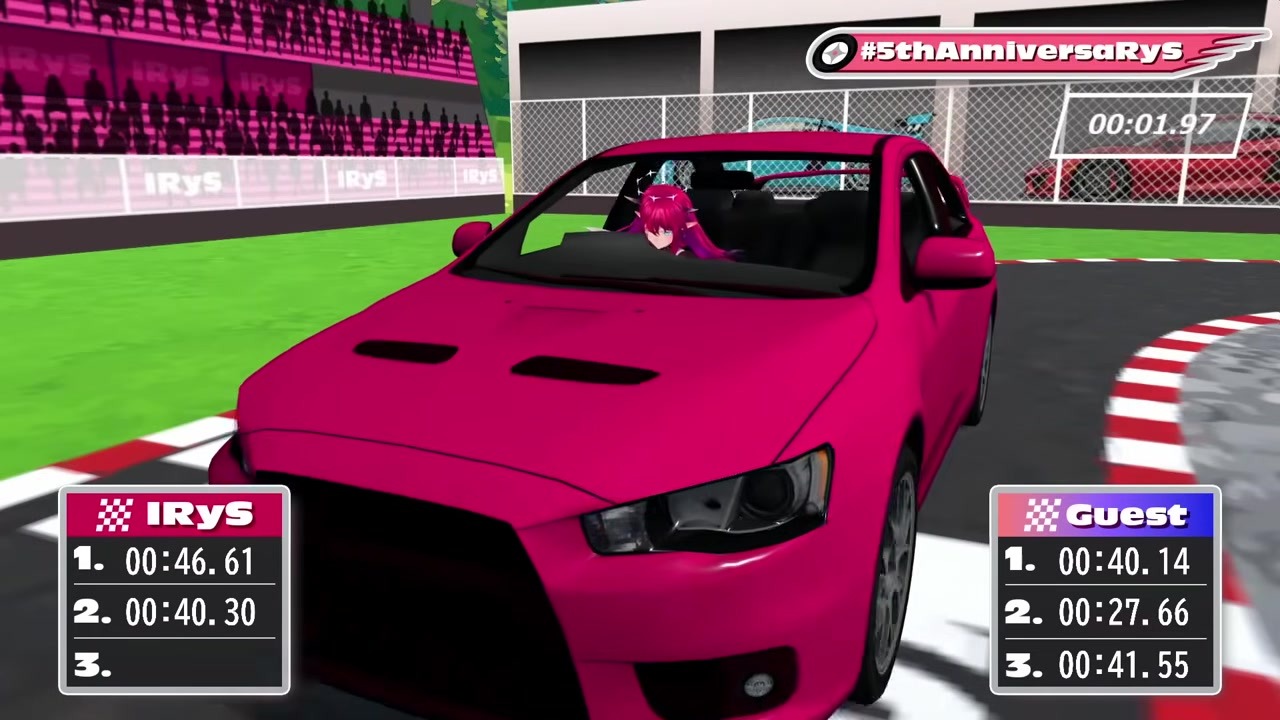 [Forza] IRyS Wins with a Perfect Drift Park Despite Being 2 Seconds Slower