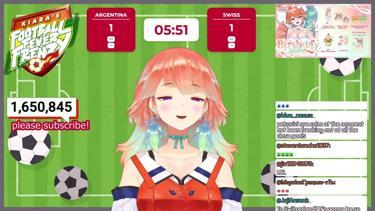 [Mufa] Kiara Finds Her New Swiss Goalkeeper Oshi and Instantly Jinxes Him