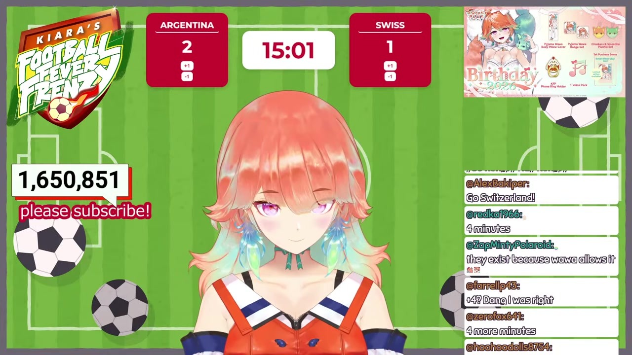 [Watchalong] Argentina's third goal makes Kiara scream 'jinx'