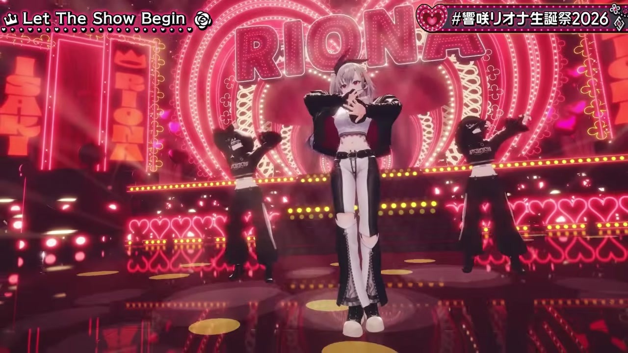 【3D生誕】「Be naked」で椅子ダンスまで披露する響咲リオナ
