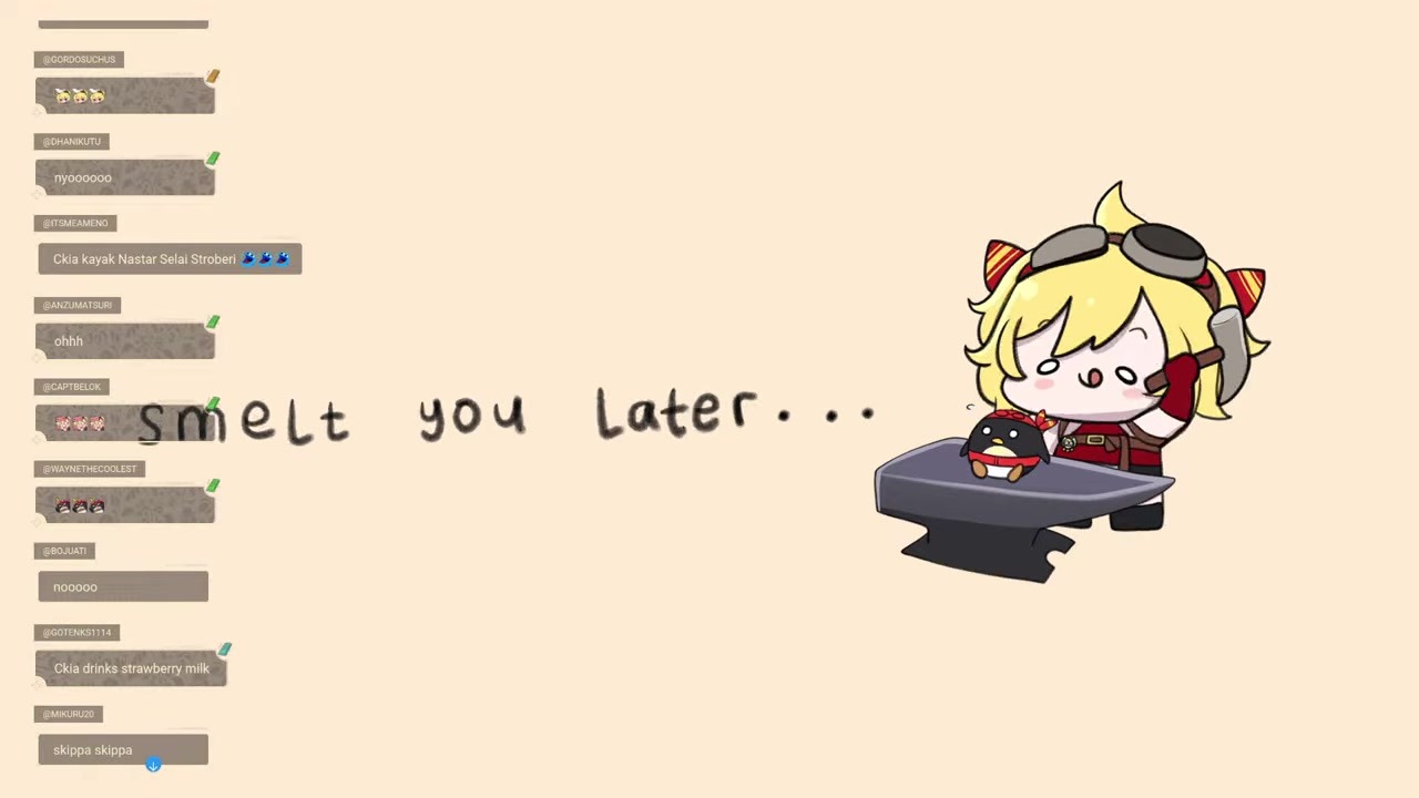 [New Outfit] Kaela Ends the Stream and Instantly Returns