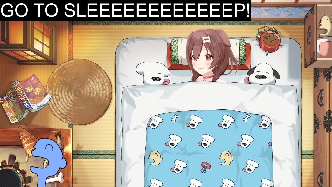 【Cパート】おやすみ後もイカゲーム話で全く終わらないころね