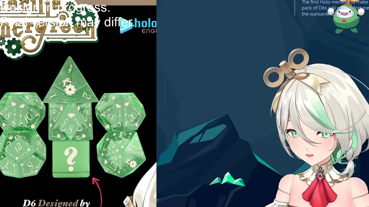 [PR] Cecilia's dice look so tasty staff warns "don't eat"