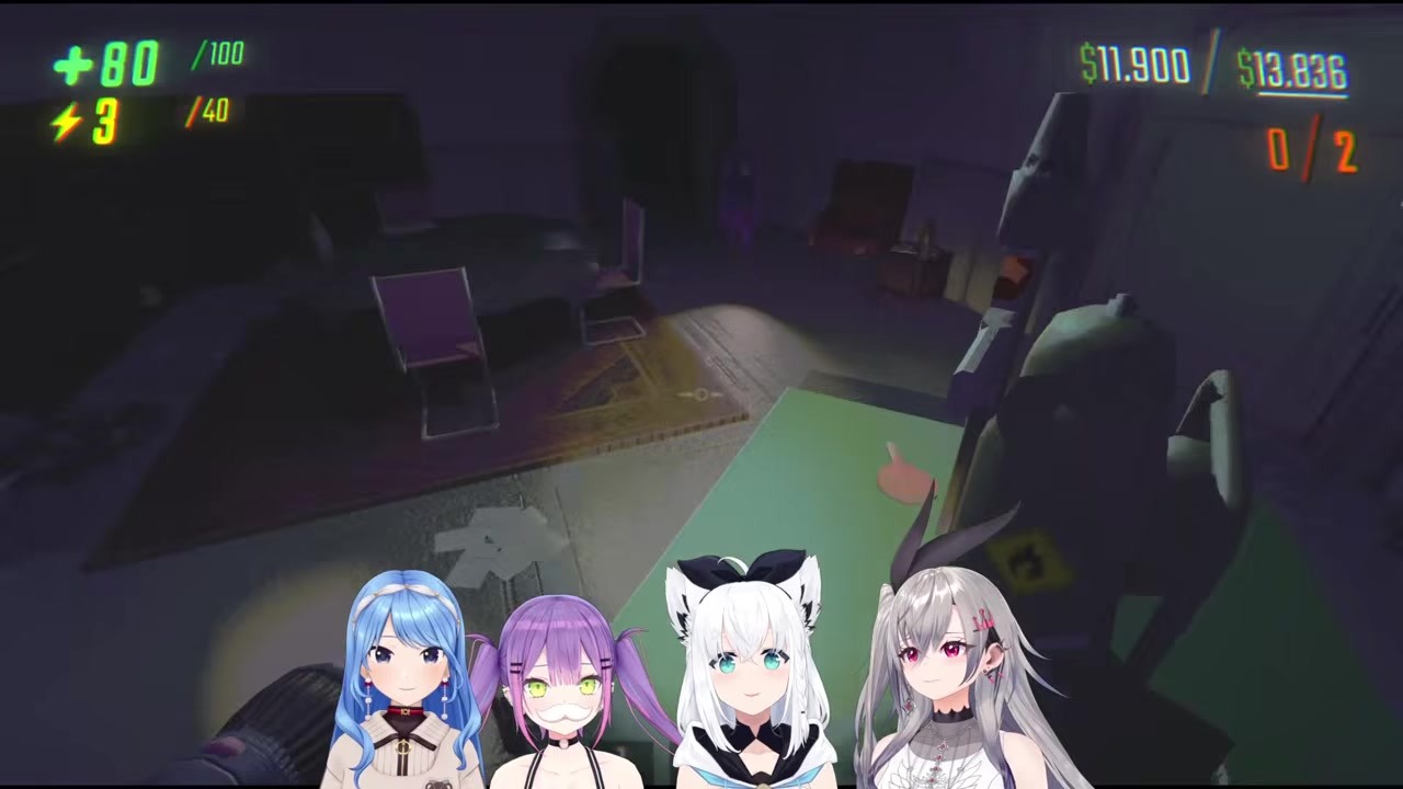 【R.E.P.O.】ふぶ老人と化しリーパーに追われる白上フブキ