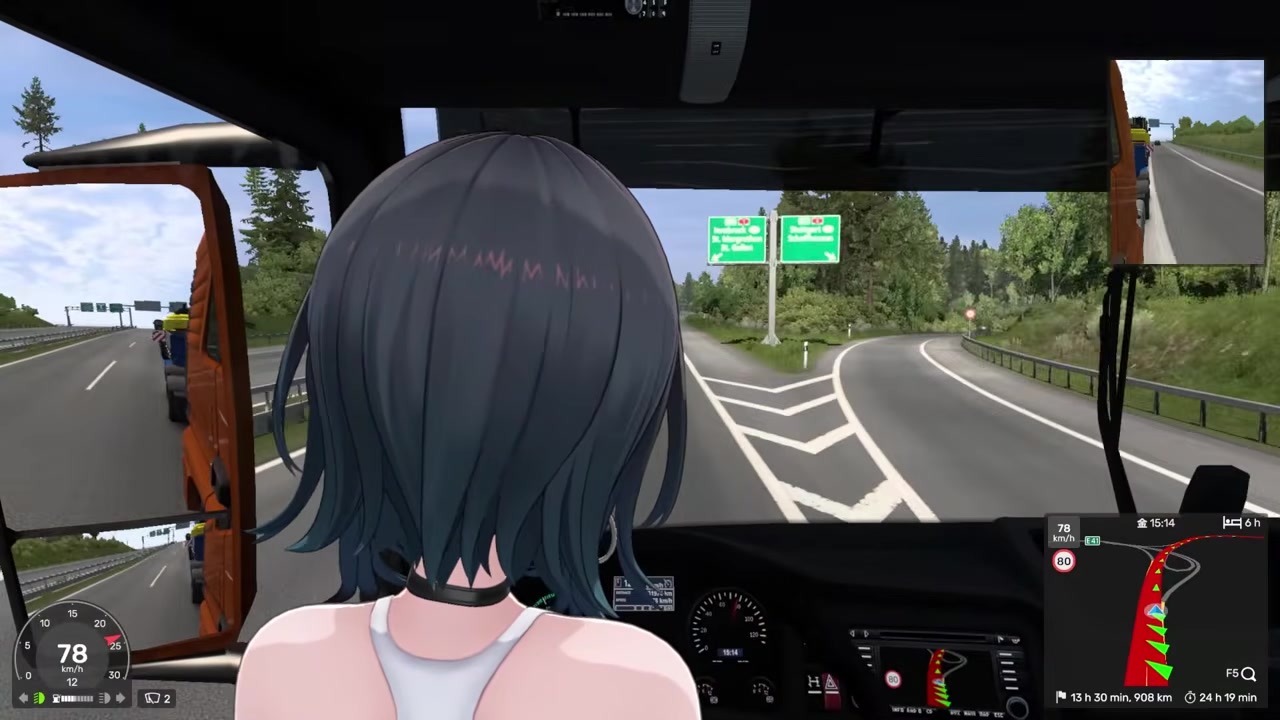 【助手席フブキ】乗せたら視聴者4000人を荷台に積む輪堂千速