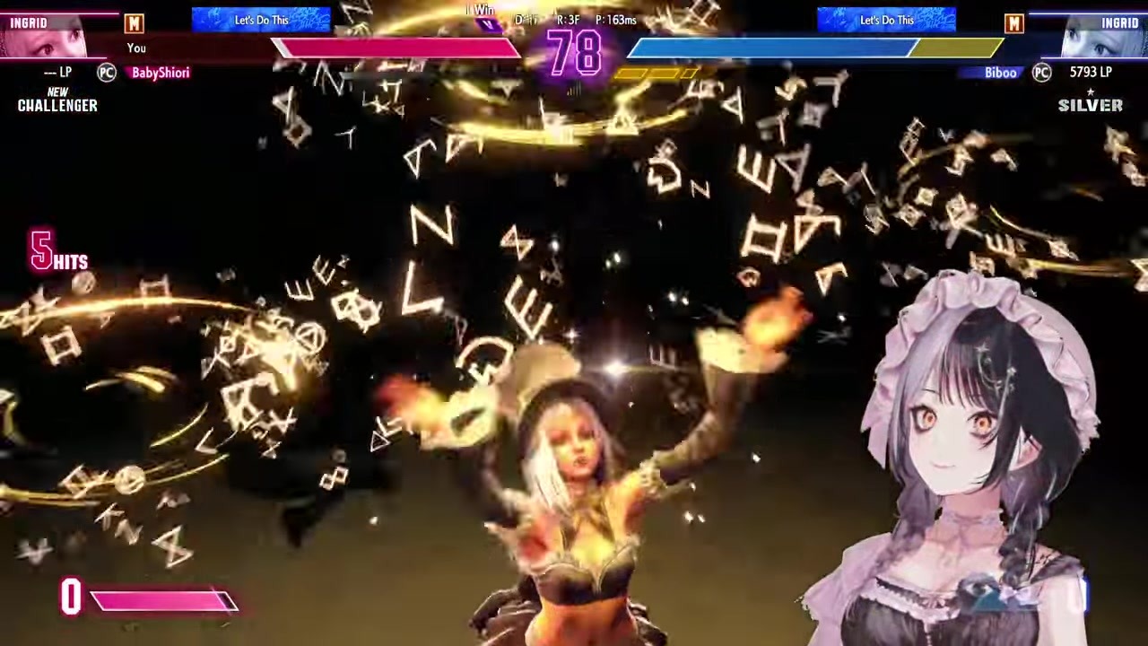 [SF6] Shiori overwhelms Biboo with throws and beams