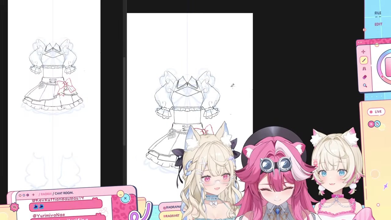 [FUWAMOCO] Raora roasts Mococo with a micro bikini idea