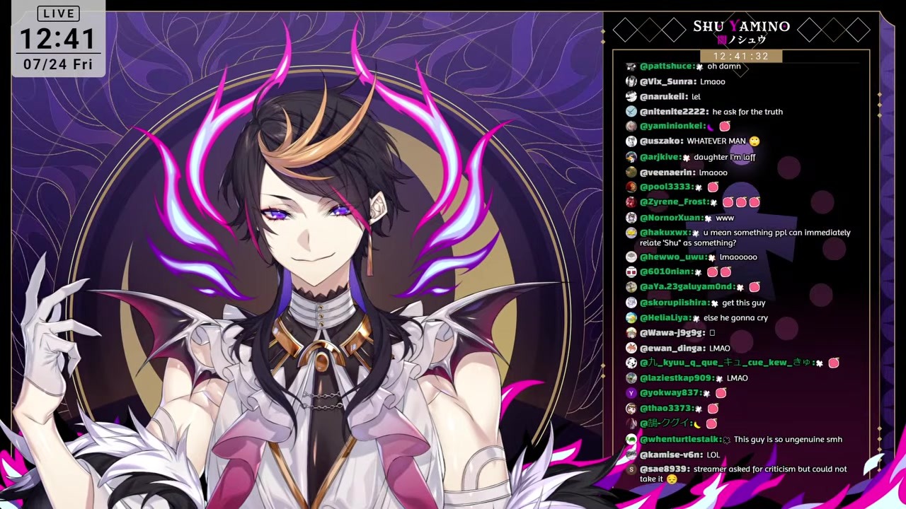 [Streamer Univ] Shu freezes mid-sentence trying to self-promote