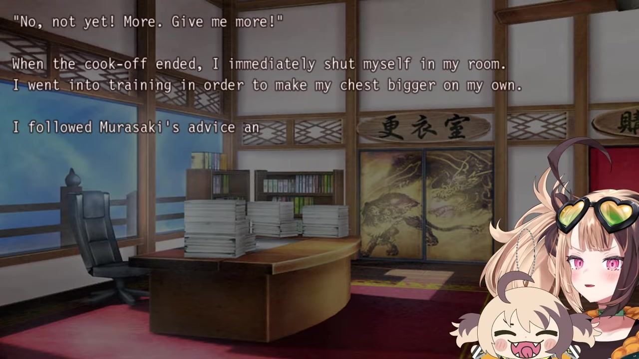 [Senran Kagura] Ryobi gets a food baby, Gigi is bewildered