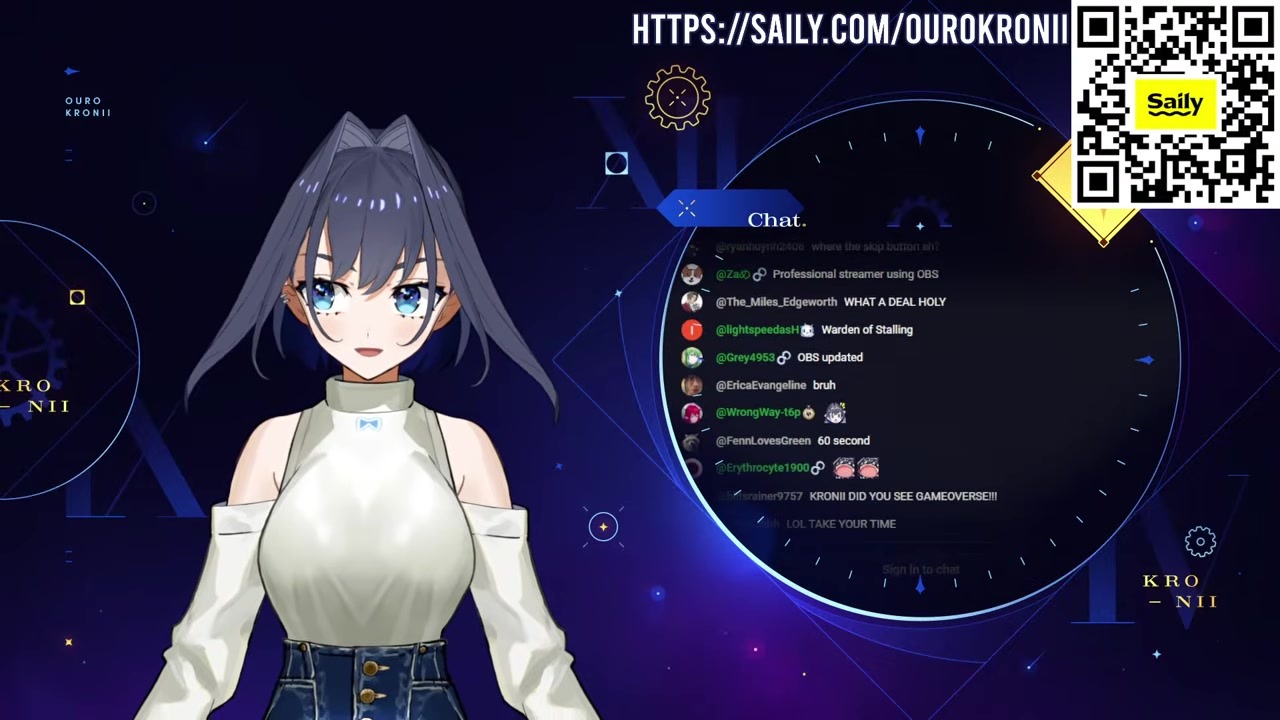 [Saily Sponsor] Ouro Kronii Gets Jumpscared by Her Own Ad