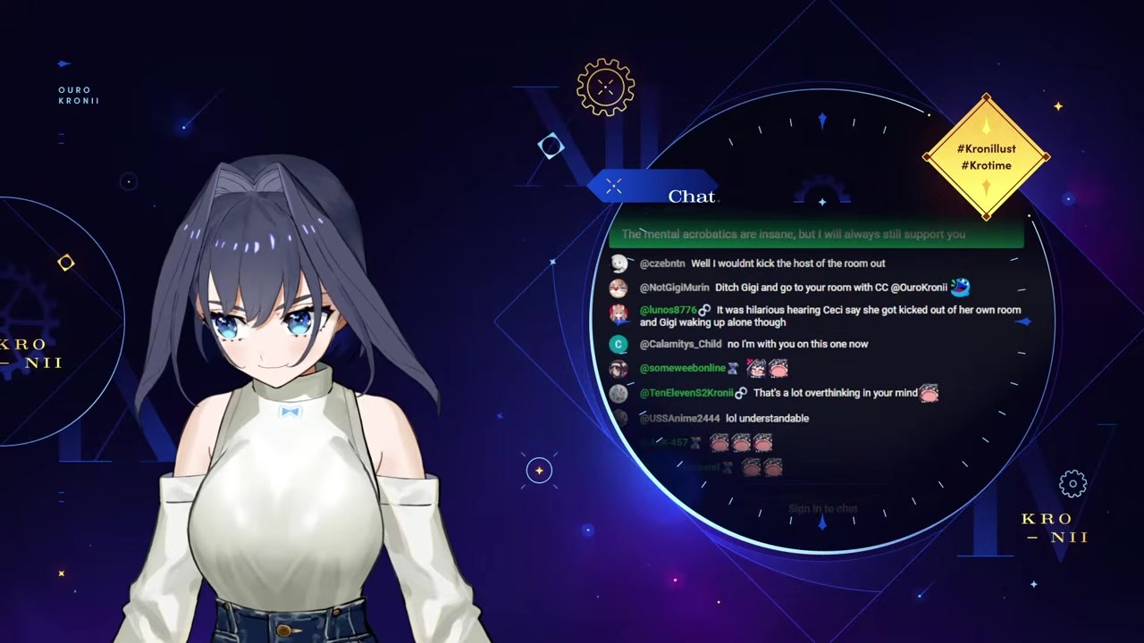 [Sleepover] Kronii Picks "Lesser Evil" and Kicks Room Owner Cc Out