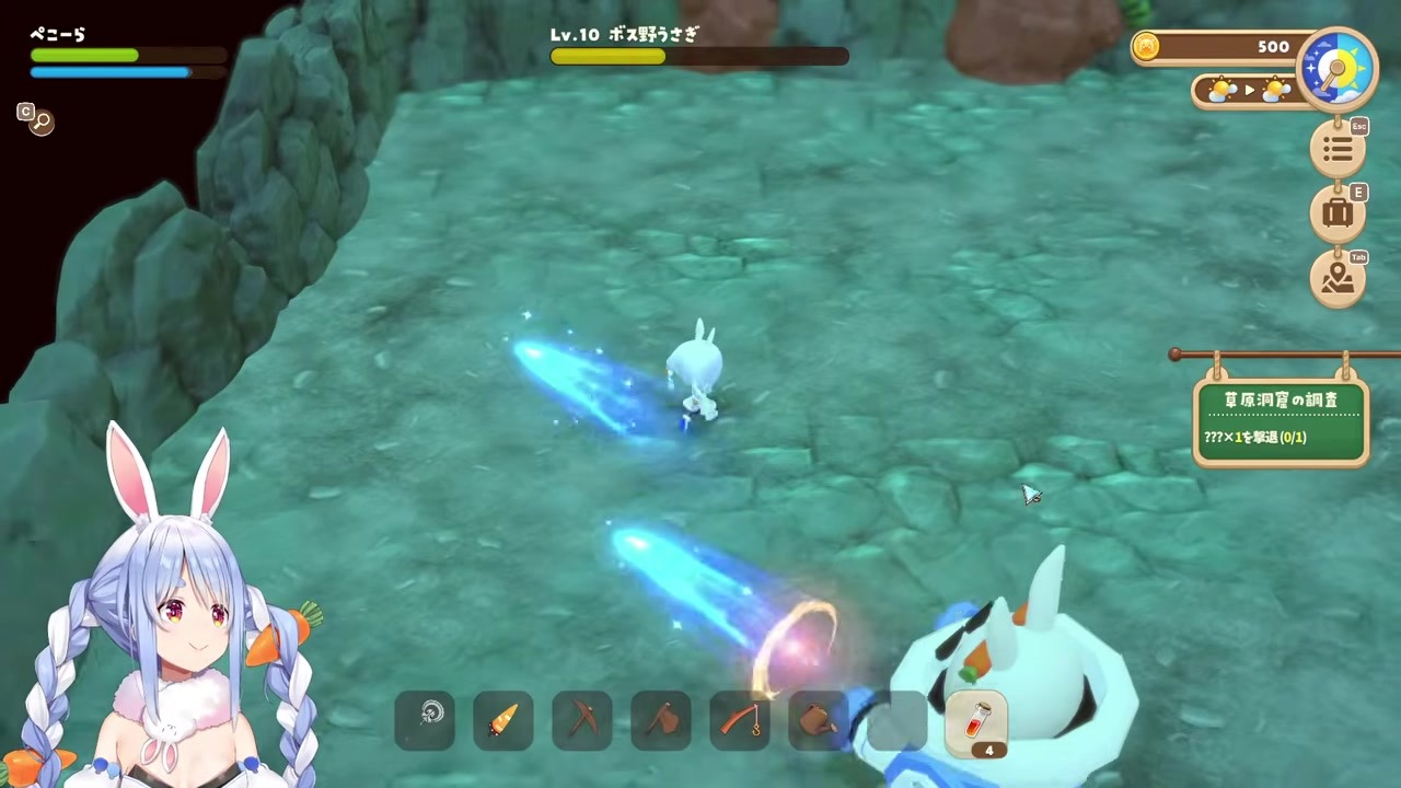 【ぷちホロの村】野うさぎロボが下剋上！ぺこら討ち取ったり