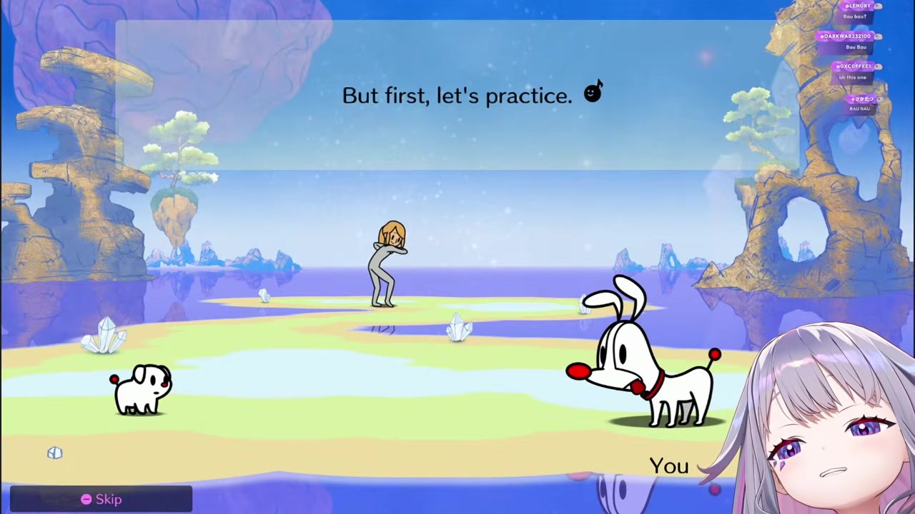 [Rhythm Heaven] Bijou endlessly chants "6 7" in Disc Dog