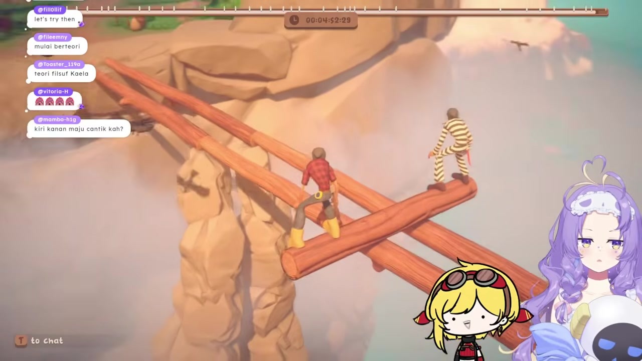 [Log Riding] Moona screams and breaks through a tough section in Log Riders