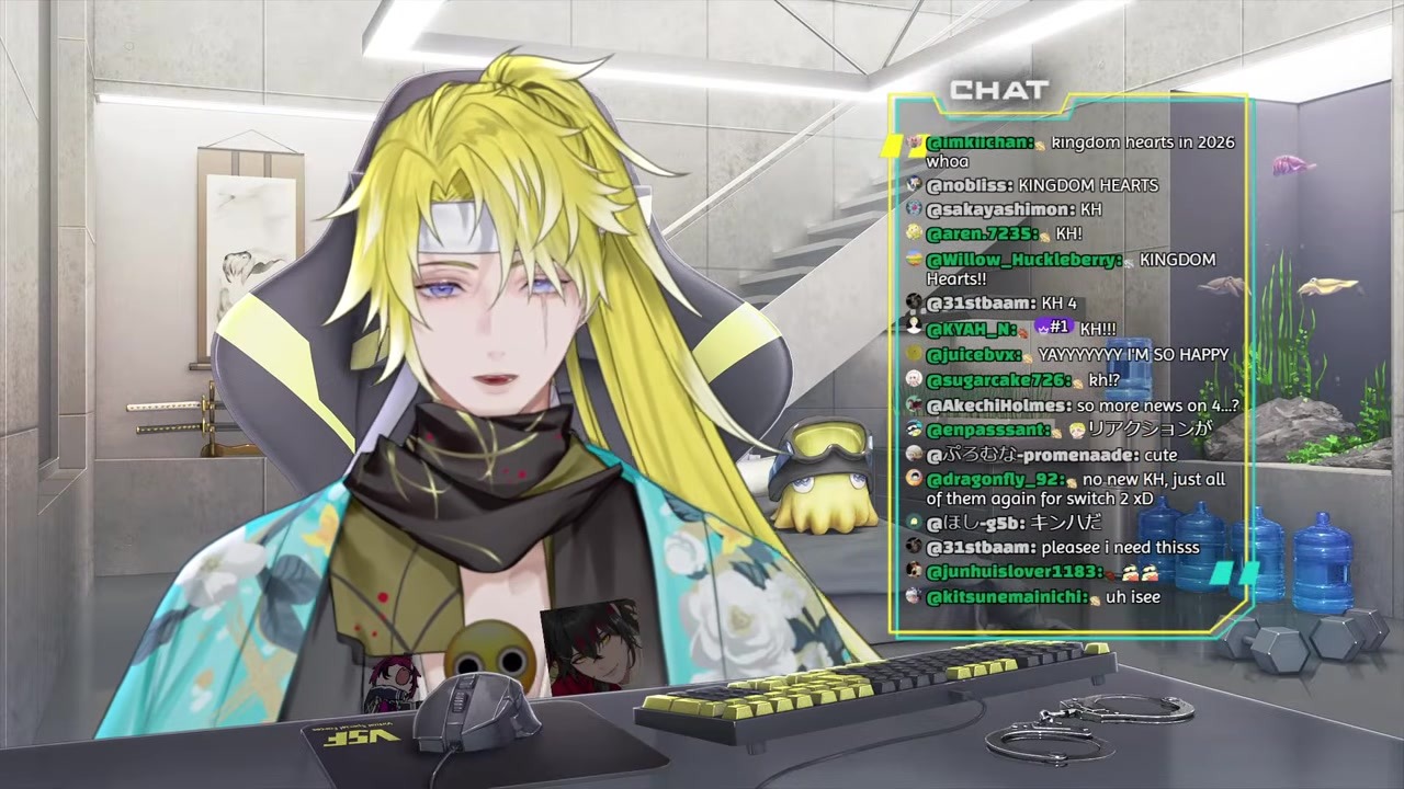 [NINDAI] Sonny Screaming "Claude" at KH4's Shibuya Reveal