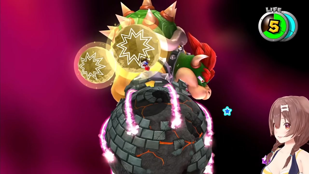 【マリギャラ2】「わがはいのスーパーなケーキ」クッパの口調で欲しがるころね