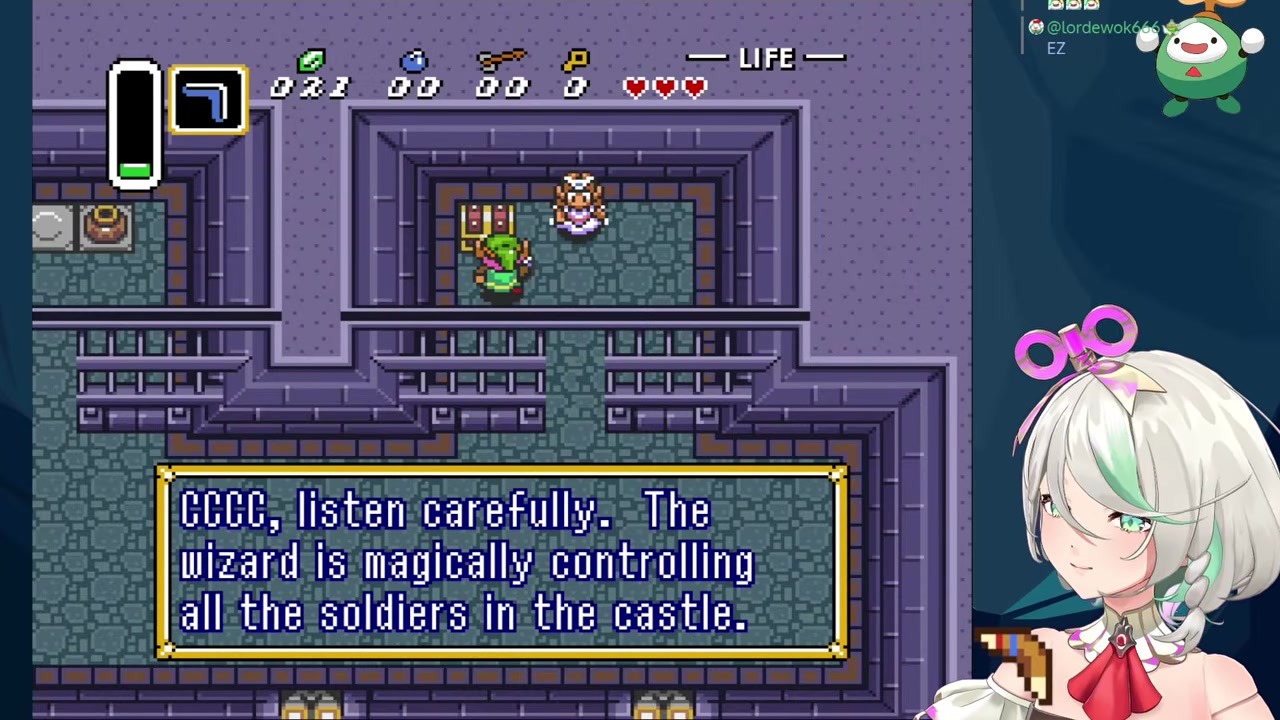[Zelda] Beats the boss first try, screams "Princess!?" and cashes in the title drop, CC