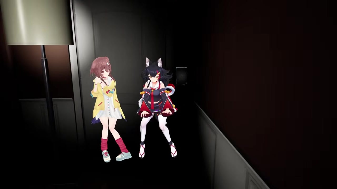 【3Dコラボ】「じっとしてはいけない」逆解釈で即死の大神ミオ